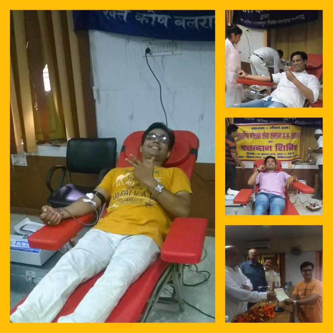 Community Blood Donation Camp Sees Strong Turnout